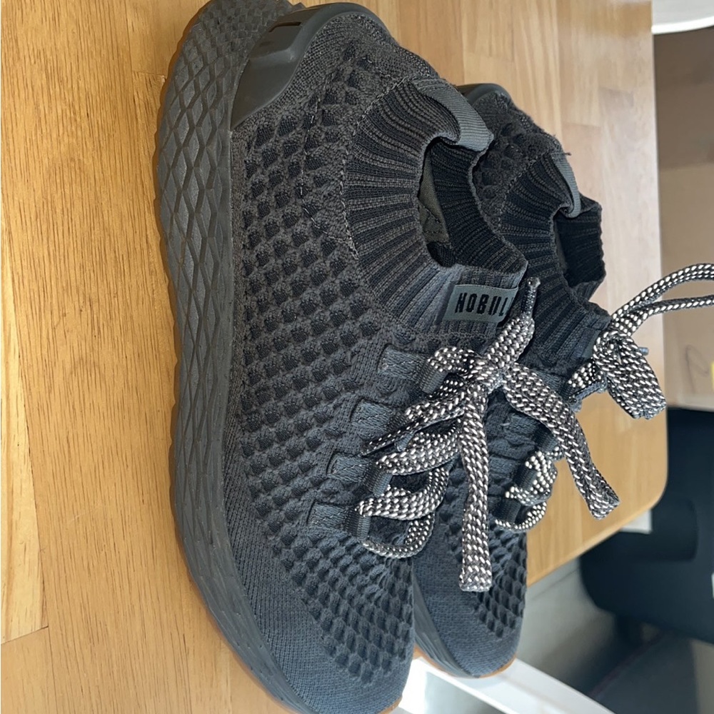Grey NoBull running shoes